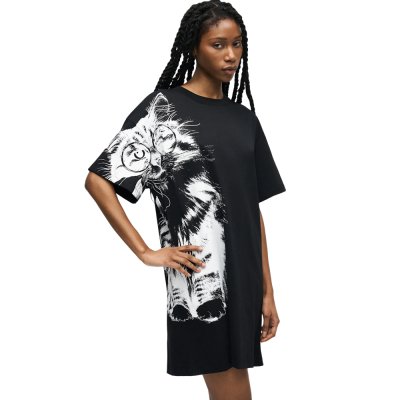 THE PRINTED COTTON JERSEY DRESS